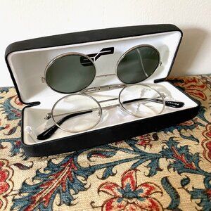 Spitfire Retro Round Flip-up Glasses / Sunglasses